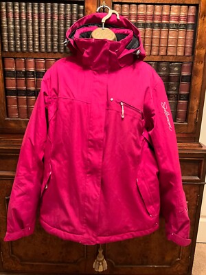 Ladies' Hot Pink Salomon Clima Pro Ski Jacket - XL - New