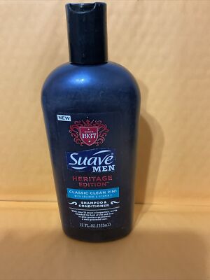 Suave Men Heritage Edition Shampoo & Conditioner Discontinued HTF