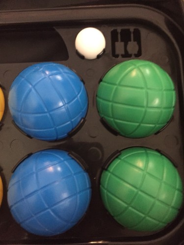 Pier 1 Imports Bocce Ball Game -10 Pc Set W/ Nylon Carrying Case