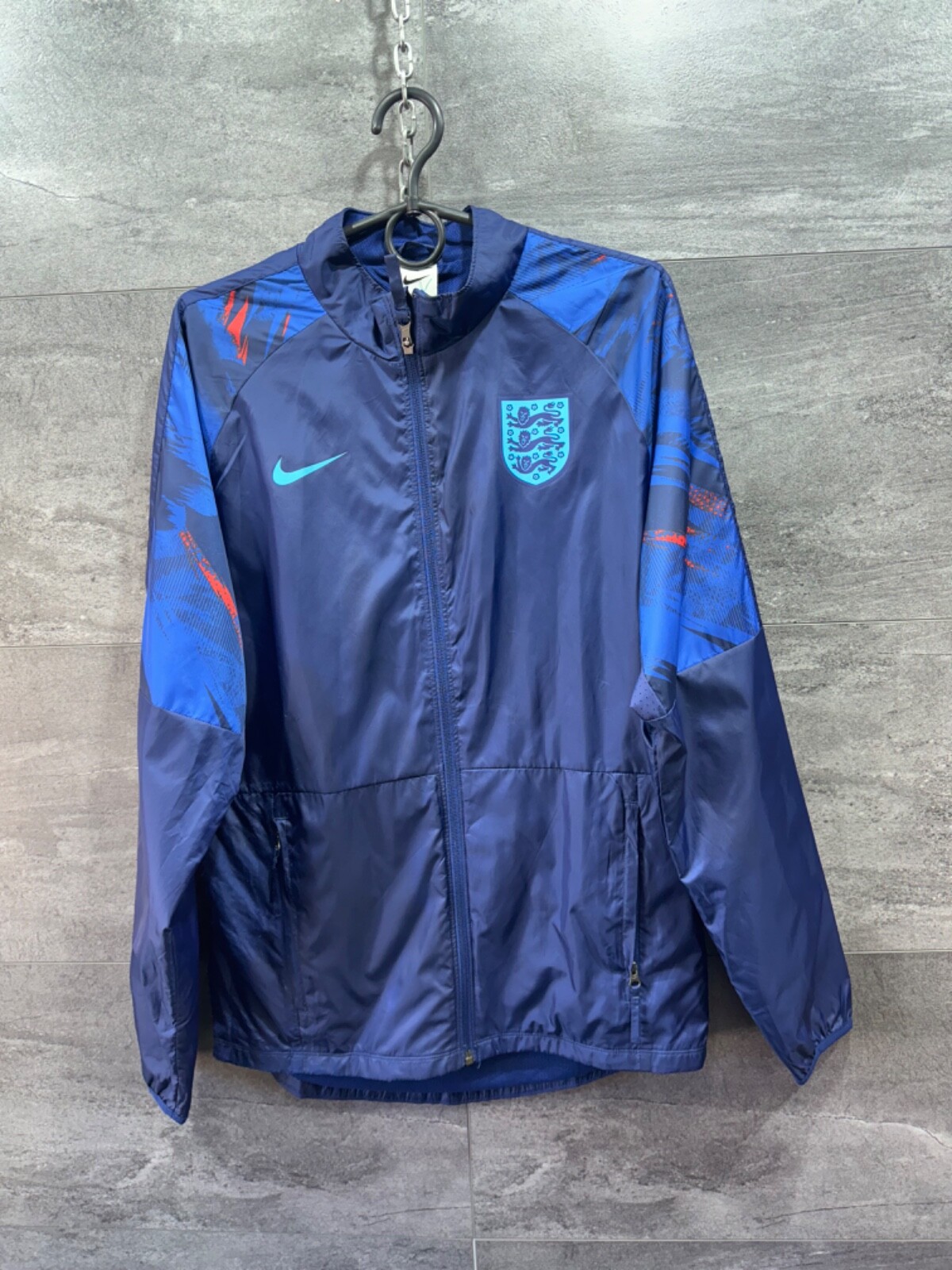 NIKE ENGLAND 2022/23 ACADEMY AWF FOOTBALL JACKET BLUE DN1091-492