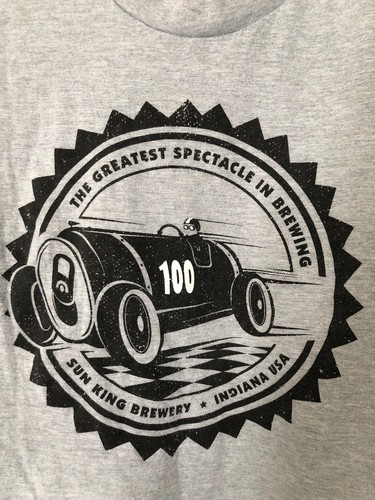 American Apparel The Greatest Spectacle in Brewing Sun King Indiana Shirt Medium