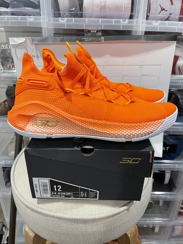 Under Armour Curry 6 Team “Orange Burst” Men's Size 12 White Under Armour Curry 6 Team “Orange Burst” Men's Size 12 White