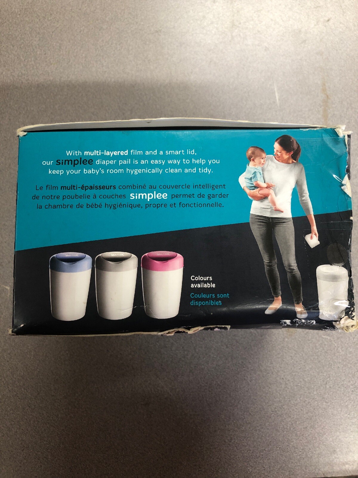 Tommee Tippee Simplee Diaper Pail Refill Cartridge,180Ct./360 total(2 Pack) (2D)