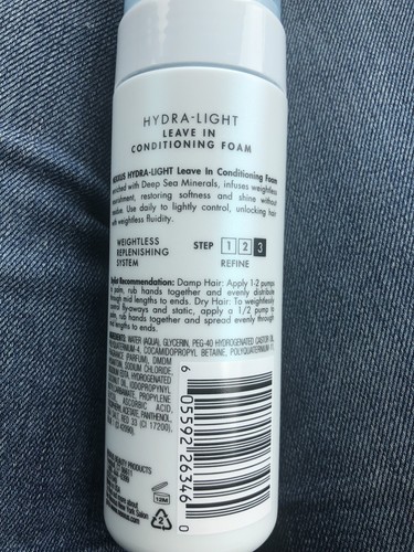 NEXXUS HYDRA-LIGHT WEIGHTLESS MOISTURE LEAVE-IN CONDITIONING Full Size NEW