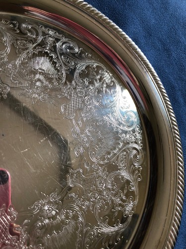 International Silver Co. Castleton Silver plate Tray Platter GREAT condition 10”