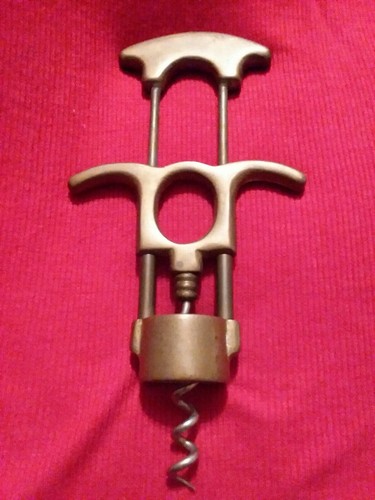 Unique vintage  Brass Corkscrew  Free Shipping