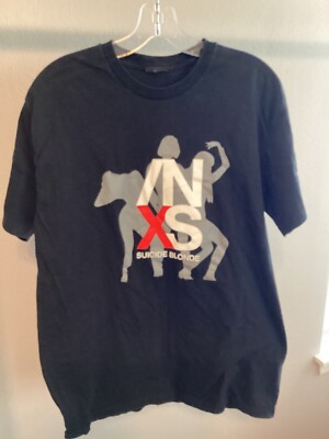 Medium VTG INXS Band Suicide Blonde promo concert 1-sided t-shirt