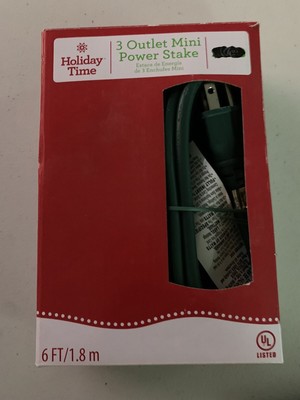 3 Outlet Mini Power Stake