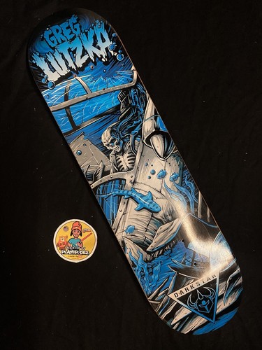 テックデッキ DARKSTAR Greg Lutzka Skateboard A RARE Greg Lutzka Darkstar Shipwreck Sinking Ship Skateboard