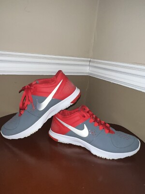 Size 9.5 Nike FS Lite Trainer 3 Black Challenge Red