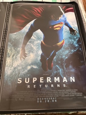 SUPERMAN RETURNS 2006 Original DS 2 Sided 27x40