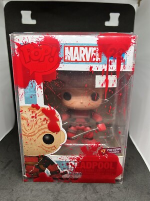Funko Pop! Vinyl: Marvel - Deadpool - (Unmasked) - Diamond Comics Damaged