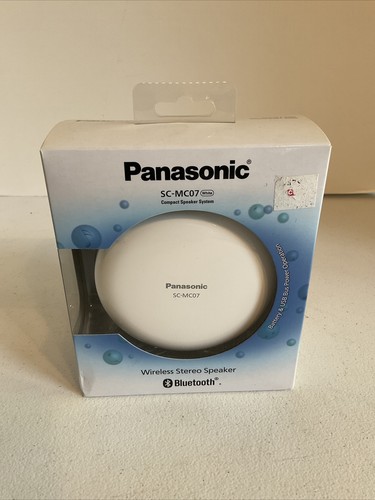 Panasonic Wireless Compact Speaker Bluetooth SC-MC07 White R