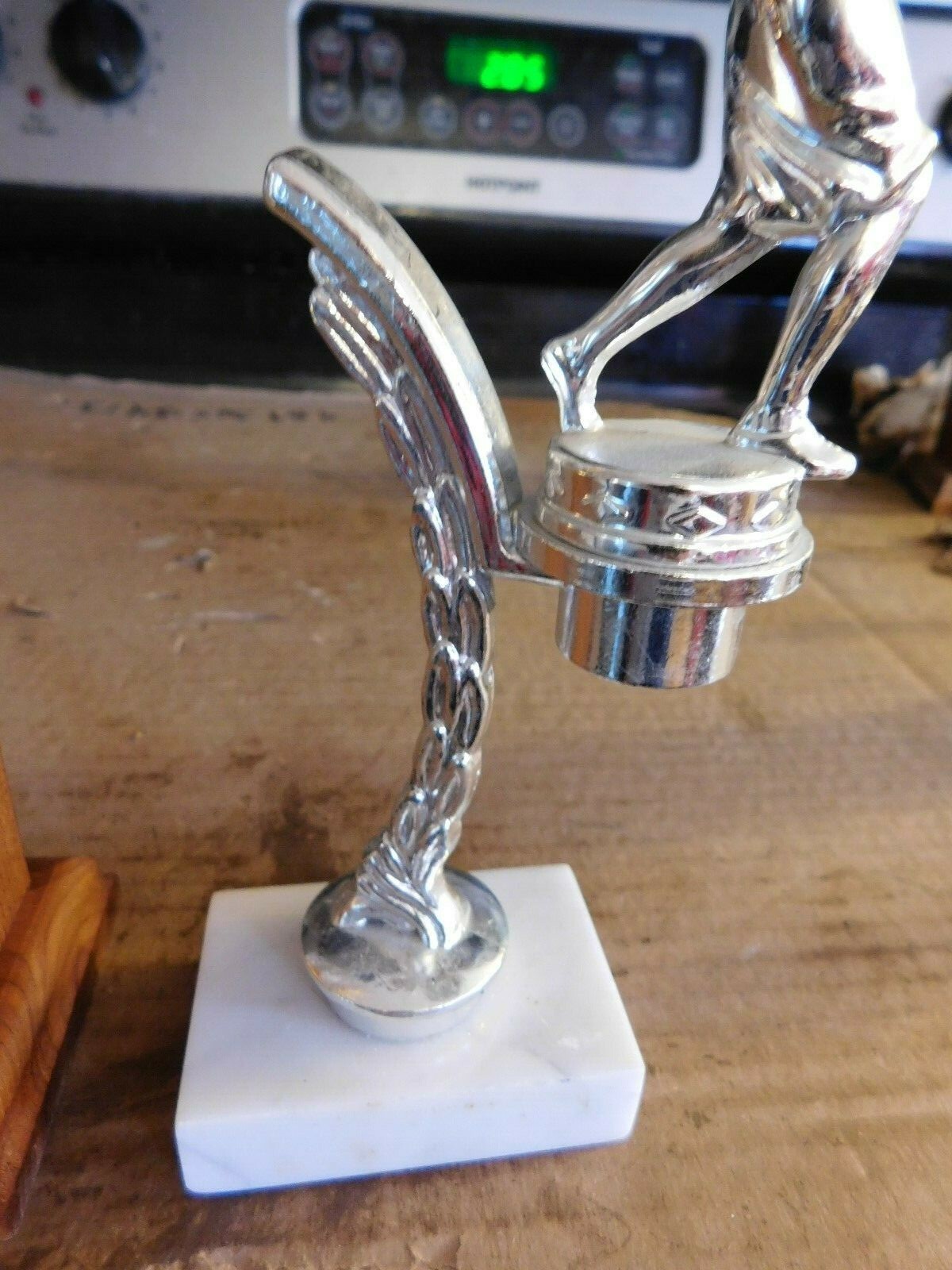 PAIR OF VINTAGE BOWLING TROPHIES W/METAL TOPPERS GROUP #6