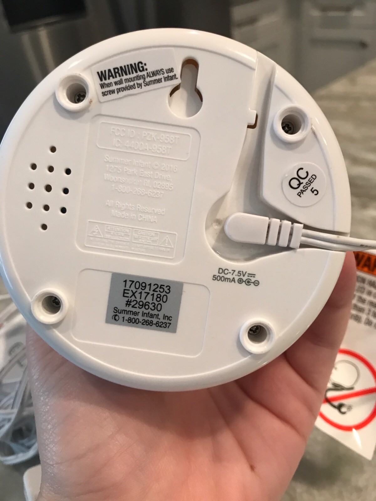 Summer Infant Easy Sight 2.0 Camera w/ 2 Adapter Cords (Monitor not included)