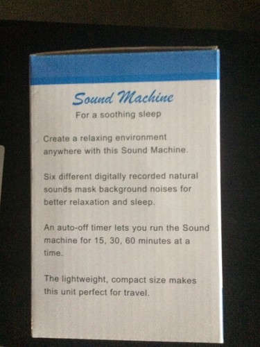 Sound Machine For a soothing sleep