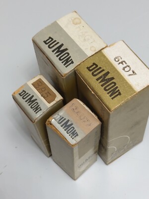 LOT OF 4 VINTAGE DUPONT MISC. TUBES (NOS)