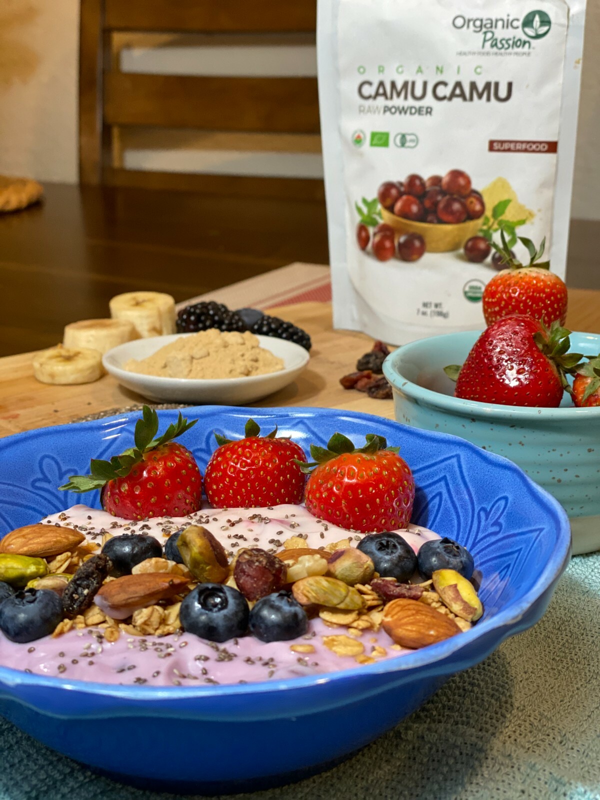 100% PURE ORGANIC CAMU CAMU FRUIT POWDER (MYCIRIA POWDER) 