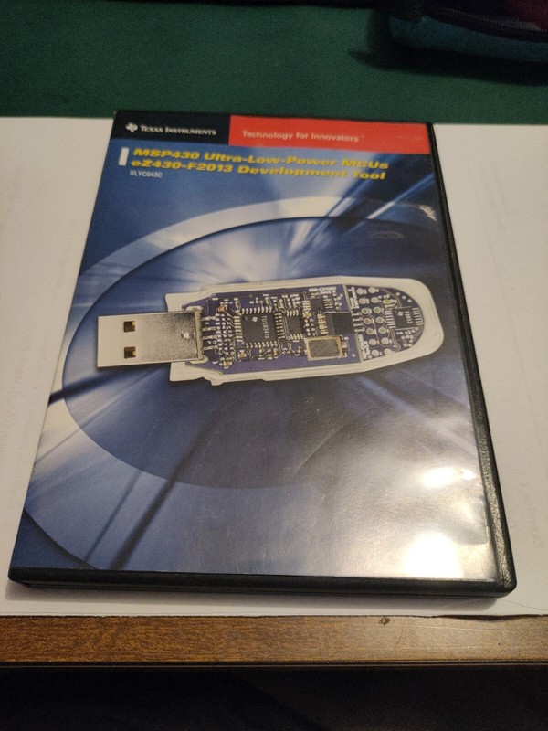 Texas Instruments Msp430 Ultra-Low-Power Mcus Ez430-F2013 Development Tool Usb