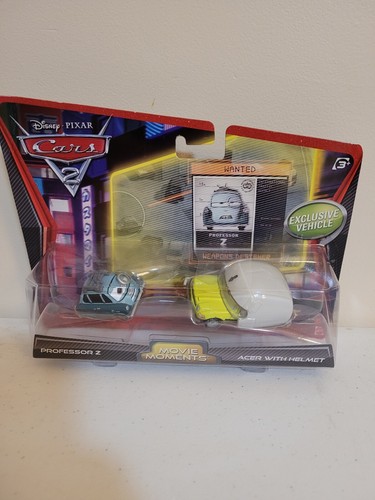 S &ldquo;movie Moments&rdquo; 2 Pack Cars Professor Z And Acer With Helmet
