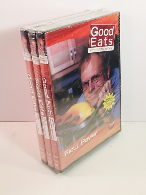 Good Eats Alton Brown Takeout Collection 3 Pk (DVD 2004 FS) Flour Power Sweets 3