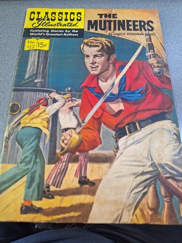 Classics Illustrated #122 Mutineers HRN 123 1st Printing VG/FN /9-191