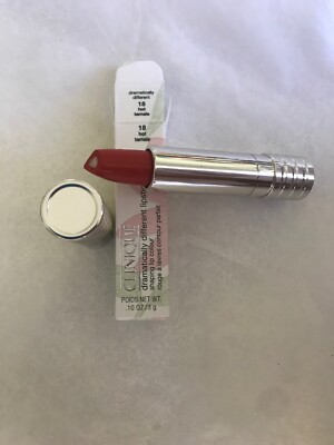 NIB Clinique Dramatically Different Lipstick color 18 Hot Tamale New And Sealed