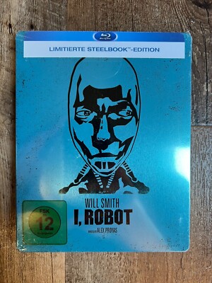 I, Robot w. Steelbook (Blu-ray, 2004, EU Import, Region Free) *NEW/SEALED*