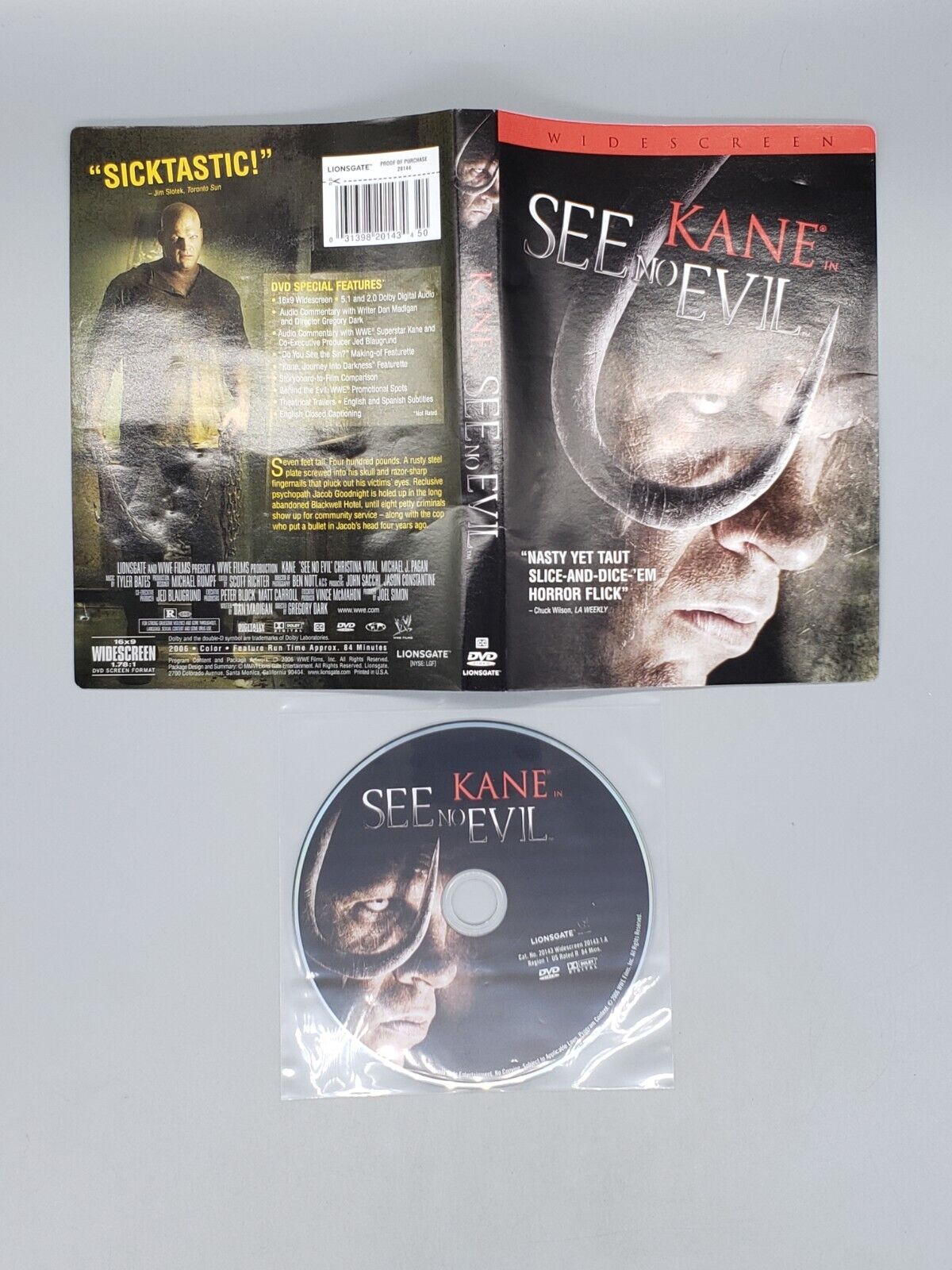 See No Evil (DVD, 2006) No Case No Tracking See No Evil (DVD, 2006) No Case No Tracking