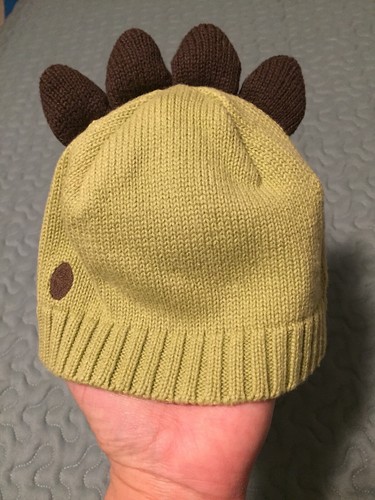 Gymboree Infant Boys Dinosaur Hat 3-6 Mos Lime Green/Brown