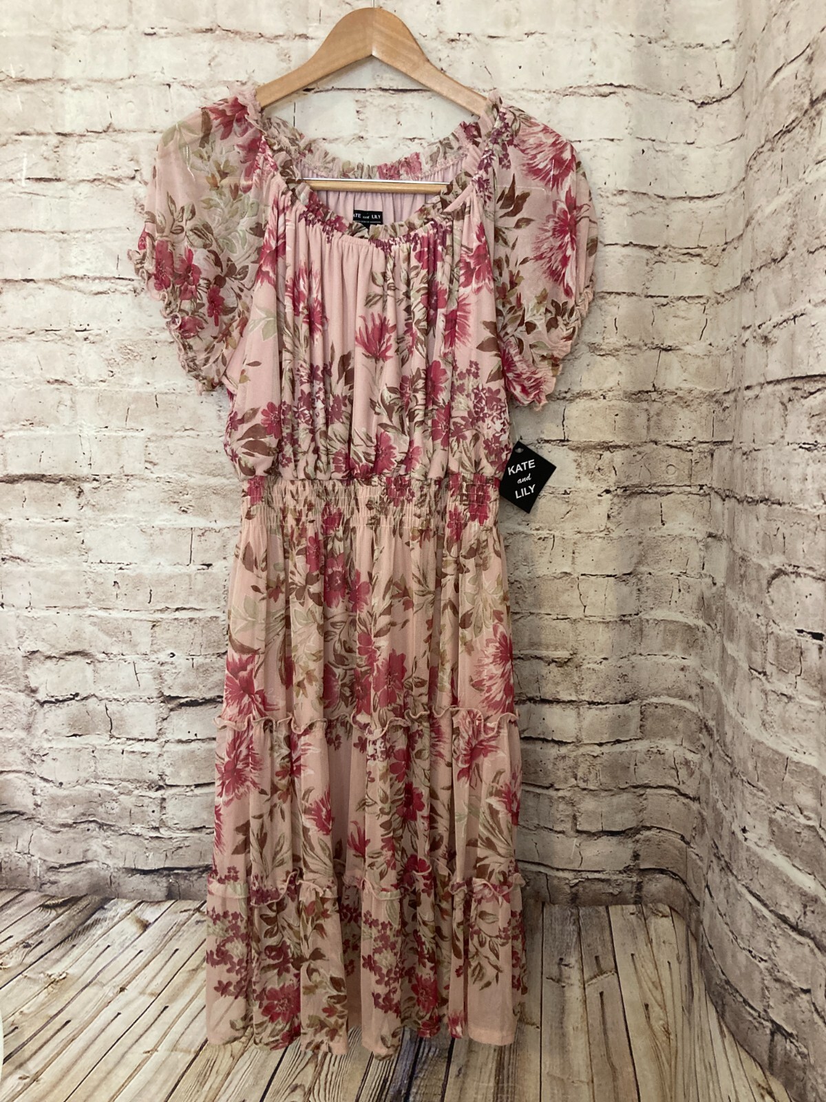 ★Cest Moidew★ Cest_Fairy pink floral mesh dress Cest_Fairy pink floral mesh dress_Cest Moidew - 코오롱몰