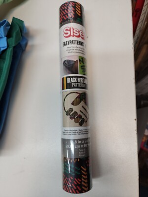 1 Siser Easypatterns HTV Heat Transfer Vinyl Black Heritage Patterns Soul II 