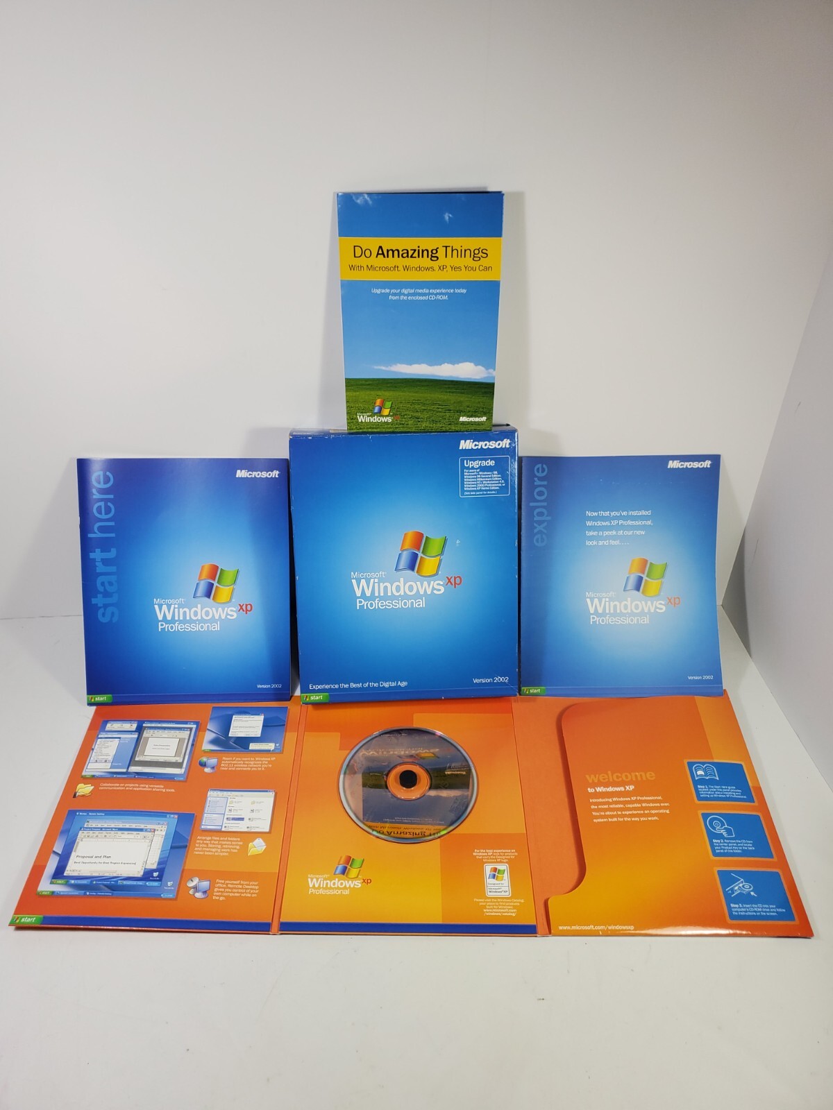 MICROSOFT WINDOWS XP PROFESSIONAL Big Box Upgrade version MICROSOFT WINDOWS XP PROFESSIONAL Big Box Upgrade version
