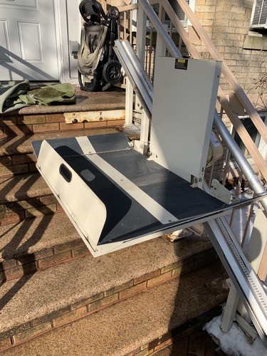 Wheelchair Platform Lift For Stairs - Motor Powered