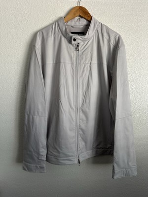 Michael Kors Travel Engineered Water Repellent Jacket Pearl Grey Men s Size 3XL