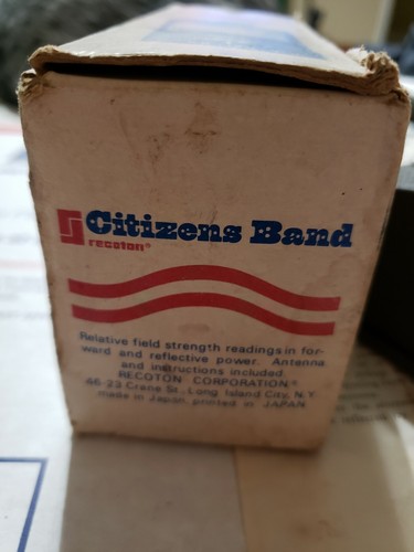 Vtg.Recon.SWR Field & Strength Meter/Indicator Mod. cb-170-2 CB/HAM Radio