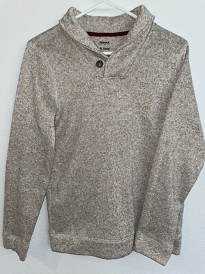 Sonoma Supersoft Boys Beige Pullover Sweater Size XL (18-20) EUC