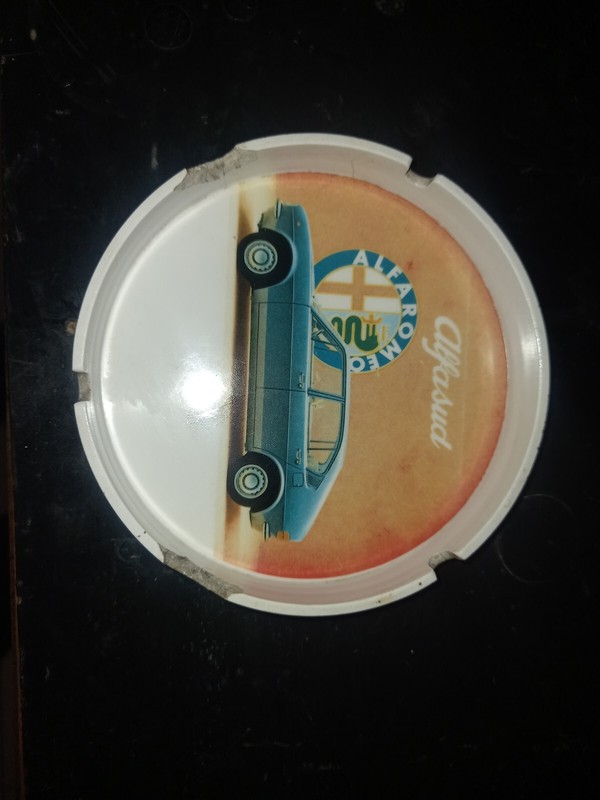 Posacenere Alfa Romeo Alfasud Pubblicitario Ashtray Werbe Aschenbecher