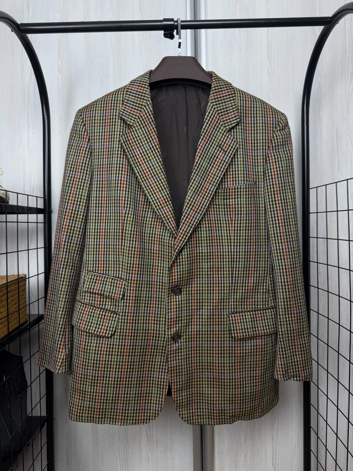 Burberrys vintage pure wool checkered tweed sport coat | eBay