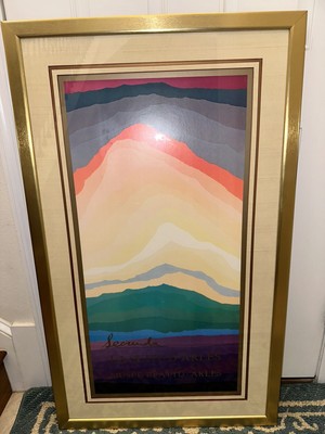 Arthur Secunda Framed Volcano La Suite D Arles Musee Reattu Exhibit Poster