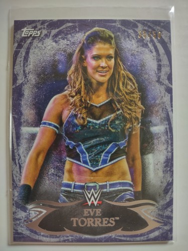 WWE Eve Torres #61 2015 Topps Undisputed Purple Parallel Base Card