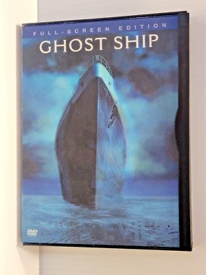 Ghost Ship DVD 2003 Full Screen Edition Lenticular Cover Snapcase HORROR