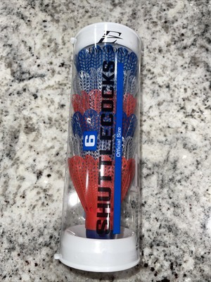 Shuttlecocks Official Size East Point 6 Total Red White Blue NEW