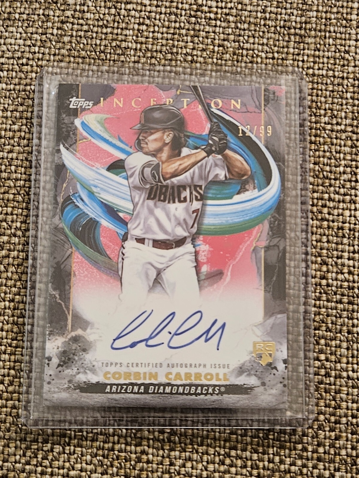 コービン キャロル 直書きサインカード 99シリ