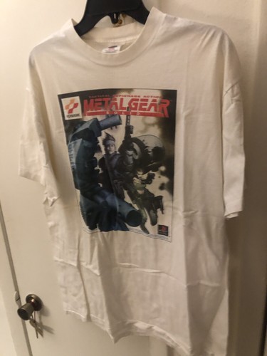Vintage 1998 Metal Gear Solid Original Promo T-Shirt Size XL