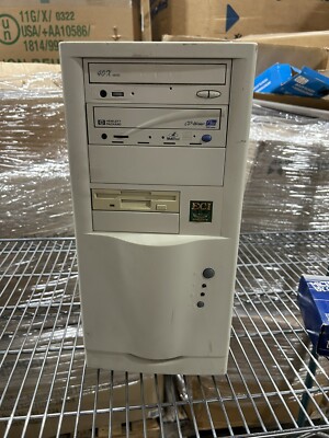 Vintage 1990s Beige ATX Computer Case - For Retro PC/Sleeper