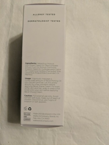 Bevel Shave System Priming Oil