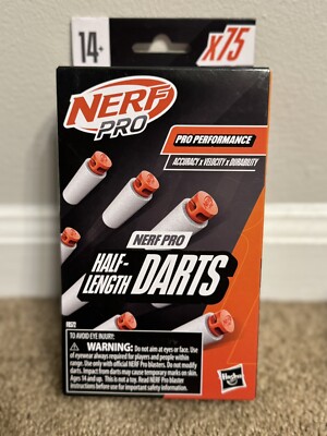 Nerf Pro Half Length Darts 75 Count