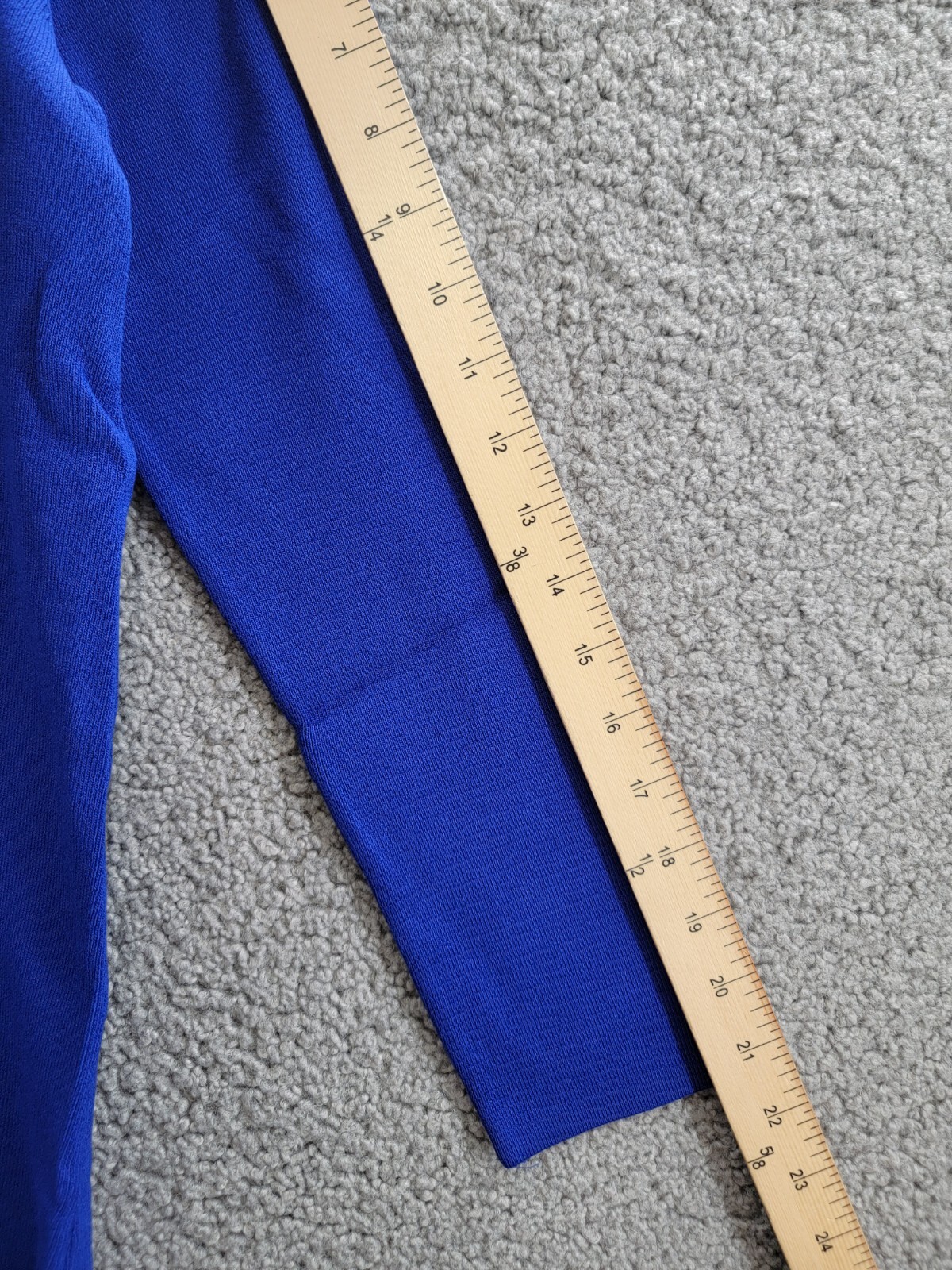 Kasper Open-Front Long-Sleeve Sweater Women's XS Royal Signature Solid - Picture 5 of 16