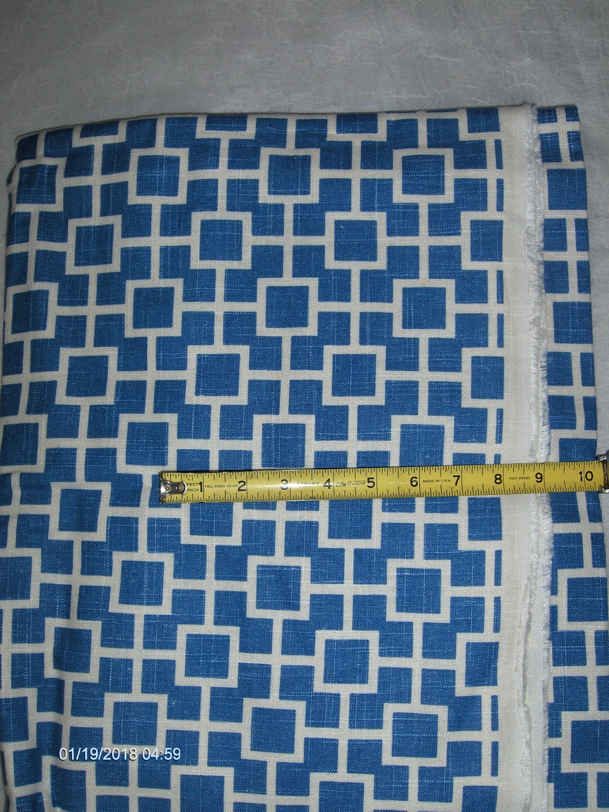 Upholstery Fabric Blue 2 Yards Accent Pillow Cover Fabric